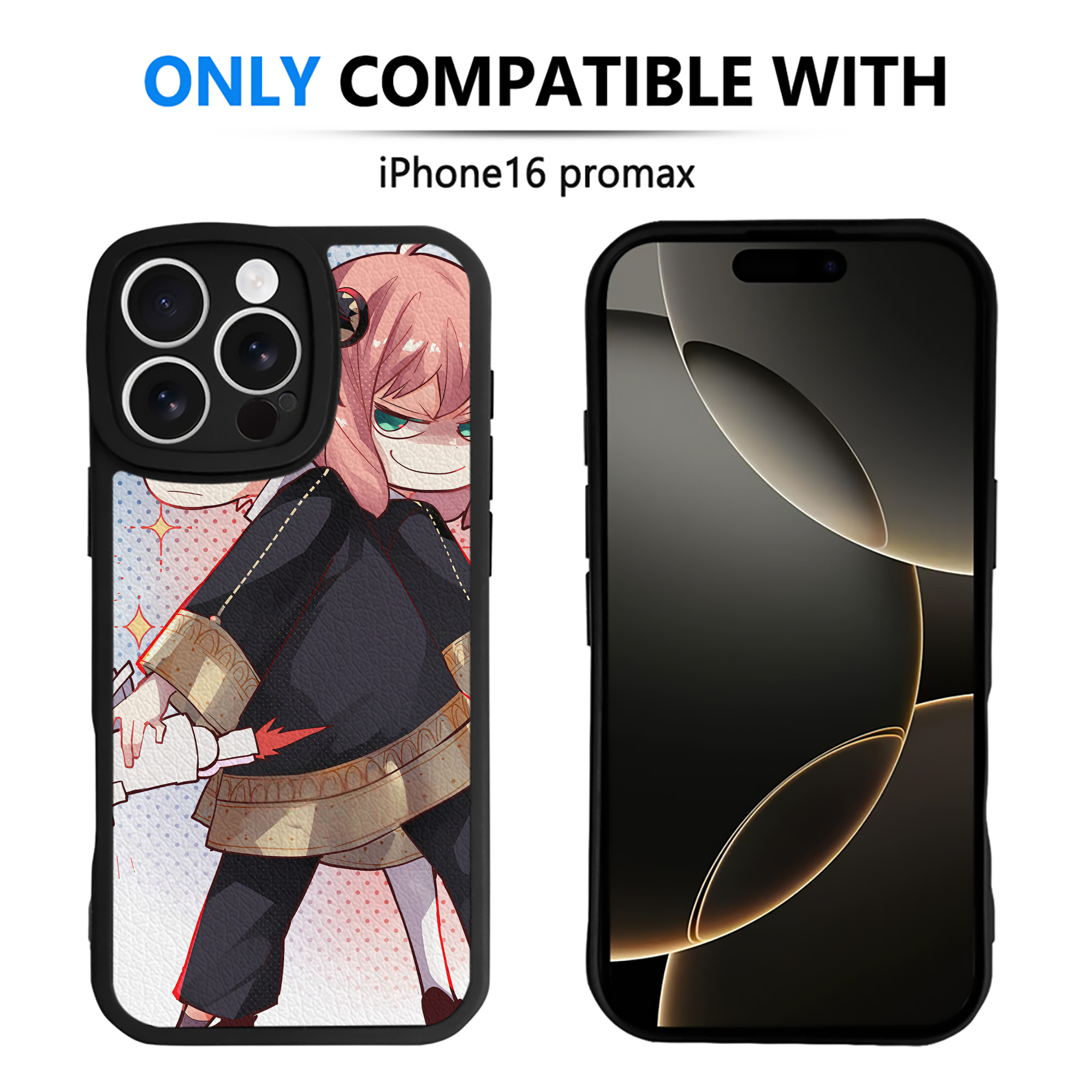 （画像用） SPY×FAMILY间谍家家酒 【iPhone 16シリーズ対応】シリコンスマホケース（レザー調） 材質：シリコン